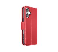 AVIZAR Protettiva PREM-RD-16M Custodia a libro per Apple iPhone 16 Plus, Rosso