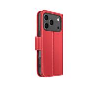 AVIZAR Protettiva PREM-RD-17X Custodia a libro per Apple iPhone 17 Pro Max, Rosso