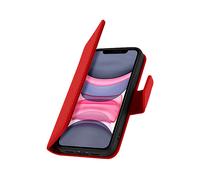 AVIZAR Protettiva PREM-RD-IP11 CUSTODIA A LIBRO per Apple iPhone 11, Rosso