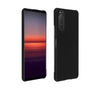AVIZAR Protettiva RUB-BK-XP52 Cover per Sony Xperia 5 2, Nero