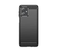AVIZAR Protettiva RUSH-BK-MG54 Cover per Motorola Moto G54, Nero