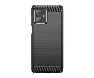 AVIZAR Protettiva RUSH-BK-MG54 Cover per Motorola Moto G54, Nero