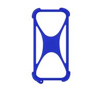 Cover Smartphone fino a 6,7 Pollici Universale Gel di Silicone Espandibile Blu