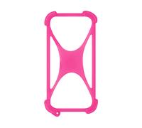 Cover Smartphone fino a 6,7 Pollici Universale Gel di Silicone Espandibile Rosa
