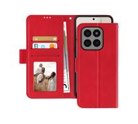AVIZAR Protettiva SLOT-RD-H400S Custodia a libro per Honor 400 Smart, Rosso