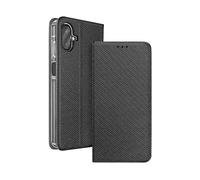 AVIZAR Protettiva SMART-BK-GA07 Custodia a libro per Samsung Galaxy A07, Nero