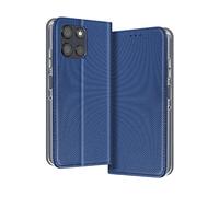 AVIZAR Protettiva SMART-BL-MG56 Custodia a libro per Motorola Moto G56, Blu