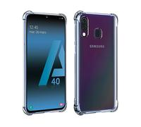AVIZAR Protettiva TPBUMP 40 Cover per Samsung Galaxy A40, Trasparente