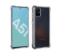 AVIZAR Protettiva TPBUMP 51 Cover per Samsung Galaxy A51, Trasparente