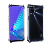 AVIZAR Protettiva TPBUMP-CL-OPA72 Cover per Oppo A52, Trasparente