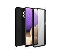 AVIZAR Protettiva TPGLASS-BK-A326F Cover per Samsung Galaxy A32 5G, Nero
