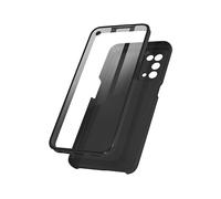 AVIZAR Protettiva TPGLASS-BK-A54 Cover per Oppo A54 5G, Nero