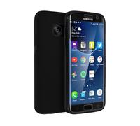 AVIZAR Protettiva TPGLASS-BK-G935H Cover per Samsung Galaxy S7 Edge, Nero