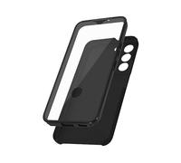 AVIZAR Protettiva TPGLASS-BK-S22R Cover per Samsung Galaxy S22, Nero