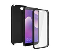 AVIZAR Protettiva TPGLASS-BK-Y518 Cover per Honor 7S, Nero