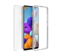 AVIZAR Protettiva TPGLASS 217F Cover per Samsung Galaxy A21s, Trasparente