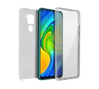 AVIZAR Protettiva TPGLASS-CL-NT9R Cover per Xiaomi Redmi Note 9, Trasparente