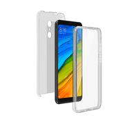 AVIZAR Protettiva TPGLASS-CL-RM5 Cover per Xiaomi Redmi 5, Trasparente