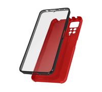 AVIZAR Protettiva TPGLASS-RD-RN11R Cover per Xiaomi Redmi Note 11s, Rosso