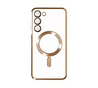 AVIZAR Protettiva TPKROM-MS-GD-S23R Cover per Samsung Galaxy S23, Dorato