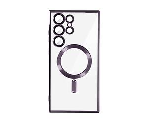 AVIZAR Protettiva TPKROM-MS-PP-S23U Cover per Samsung Galaxy S23 Ultra, Viola