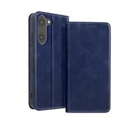 AVIZAR Protettiva VINT-BL-CE5 Custodia a libro per OnePlus Nord CE5, Blu notte