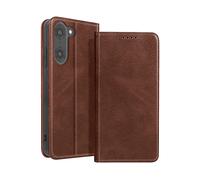 AVIZAR Protettiva VINT-BR-CE5 Custodia a libro per OnePlus Nord CE5, Marrone scuro