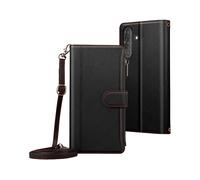 AVIZAR Protettiva WALLET-BK-GA126 Custodia per Samsung Galaxy A16/A26, Nero