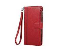 AVIZAR Protettiva WALLET-RD-16R Custodia per Apple iPhone 16, Rosso