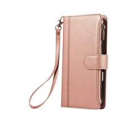 AVIZAR Protettiva WALLET-RG-16R Custodia per Apple iPhone 16, Rosa