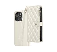 AVIZAR Protettiva WALLOZ-BG-15R Custodia per Apple iPhone 15, Beige