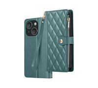 AVIZAR Protettiva WALLOZ-GN-15R Custodia per Apple iPhone 15, Verde scuro