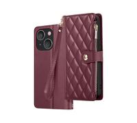 AVIZAR Protettiva WALLOZ-WN-15R Custodia per Apple iPhone 15, Bordeaux