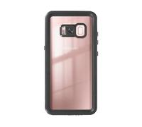 AVIZAR Protettiva WATER-BK-G955 Cover per Samsung Galaxy S8 Plus, Nero