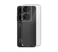 AVIZAR PURESILICONE COVER per Honor 90 Smart, Trasparente