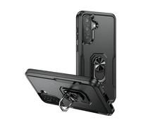 Avizar Custodia Galaxy A36 Antishock con Anello Magnetico e Supporto, Nero