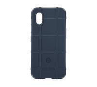 Avizar Cover per Samsung Galaxy Xcover 7 silicone anti-urto design in rilievo, Blu scuro
