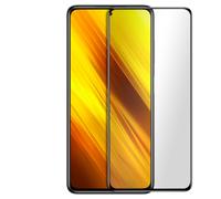Avizar, Salvadisplay per Xiaomi Poco X3 / X3 Pro Vetro Temperato Smussato, Nero