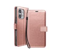 AVIZAR SECURECARD CUSTODIA A LIBRO per Honor 600 Lite, Rosa champagne