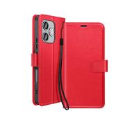 AVIZAR SECURECARD CUSTODIA A LIBRO per Honor 600 Lite, Rosso