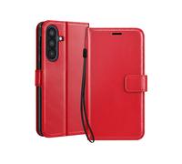 AVIZAR SECURECARD CUSTODIA A LIBRO per Samsung Galaxy A57, Rosso