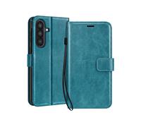 AVIZAR SECURECARD CUSTODIA A LIBRO per Samsung Galaxy A57, Turchese