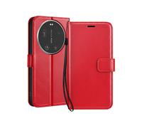 AVIZAR SECURECARD CUSTODIA A LIBRO per Xiaomi 17 Ultra, Rosso