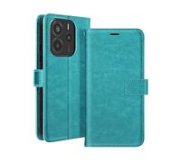 AVIZAR SECURECARD CUSTODIA A LIBRO per Xiaomi Redmi Note 14 4G, Turchese