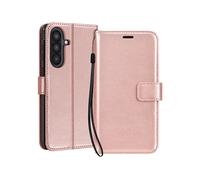 AVIZAR SECURECARD, Similpelle CUSTODIA A LIBRO per Galaxy A57 Galaxy A57, Rosa champagne