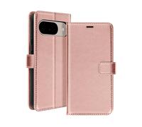 AVIZAR Securecard ss CUSTODIA A LIBRO per Google Pixel 9, Rosa champagne