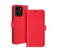 AVIZAR Securecard ss CUSTODIA A LIBRO per Honor 200 Smart, Rosso