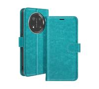 AVIZAR Securecard ss CUSTODIA A LIBRO per Honor Magic 7 Lite, Turchese