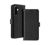 Mayaxess Custodia per Samsung Galaxy A56, portafoglio con cinturino da polso., Nero