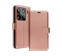 AVIZAR Securecard ss CUSTODIA A LIBRO per Xiaomi 15 Pro, Rosa champagne